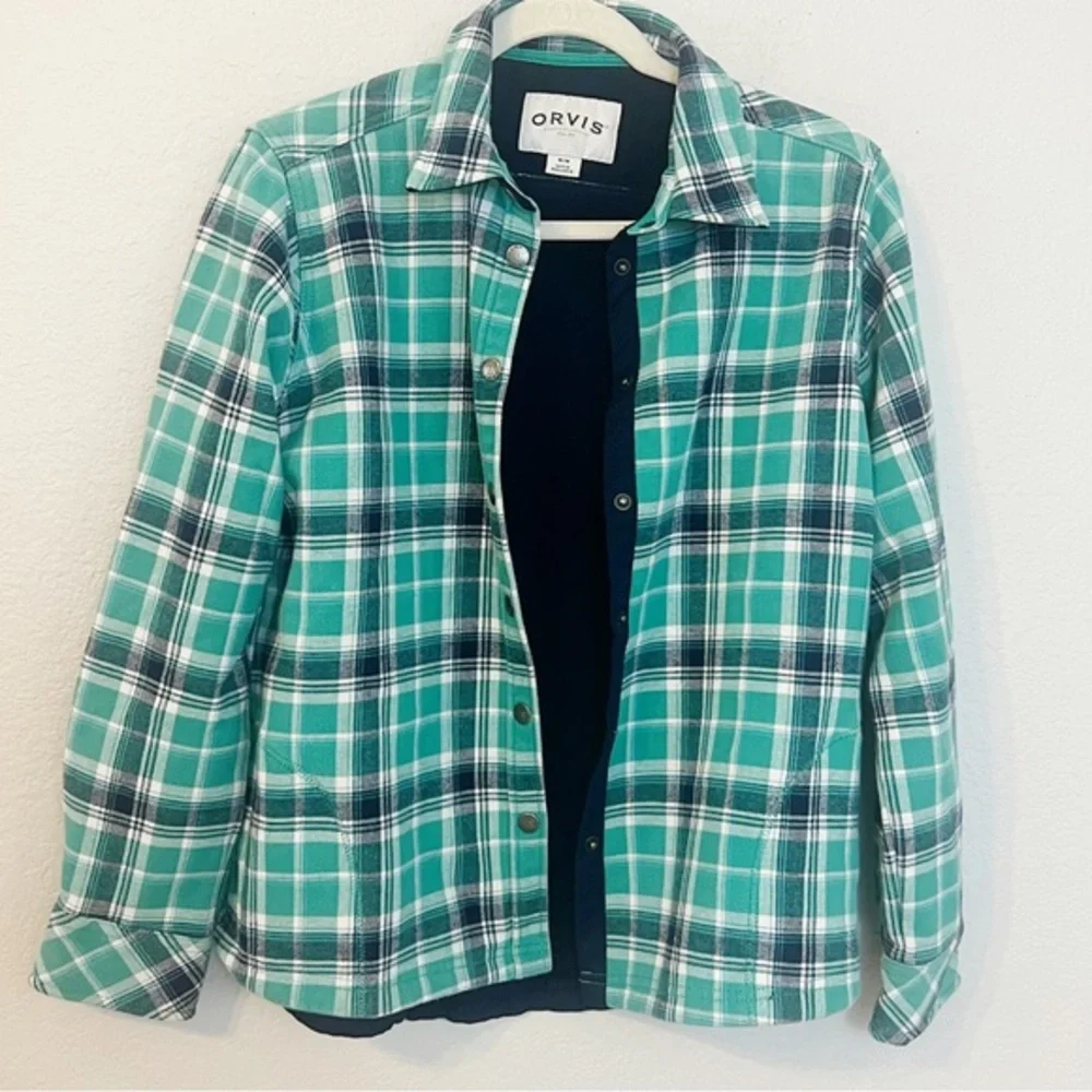 Orvis‎ Flannel Sherpa Lined Shacket Medium